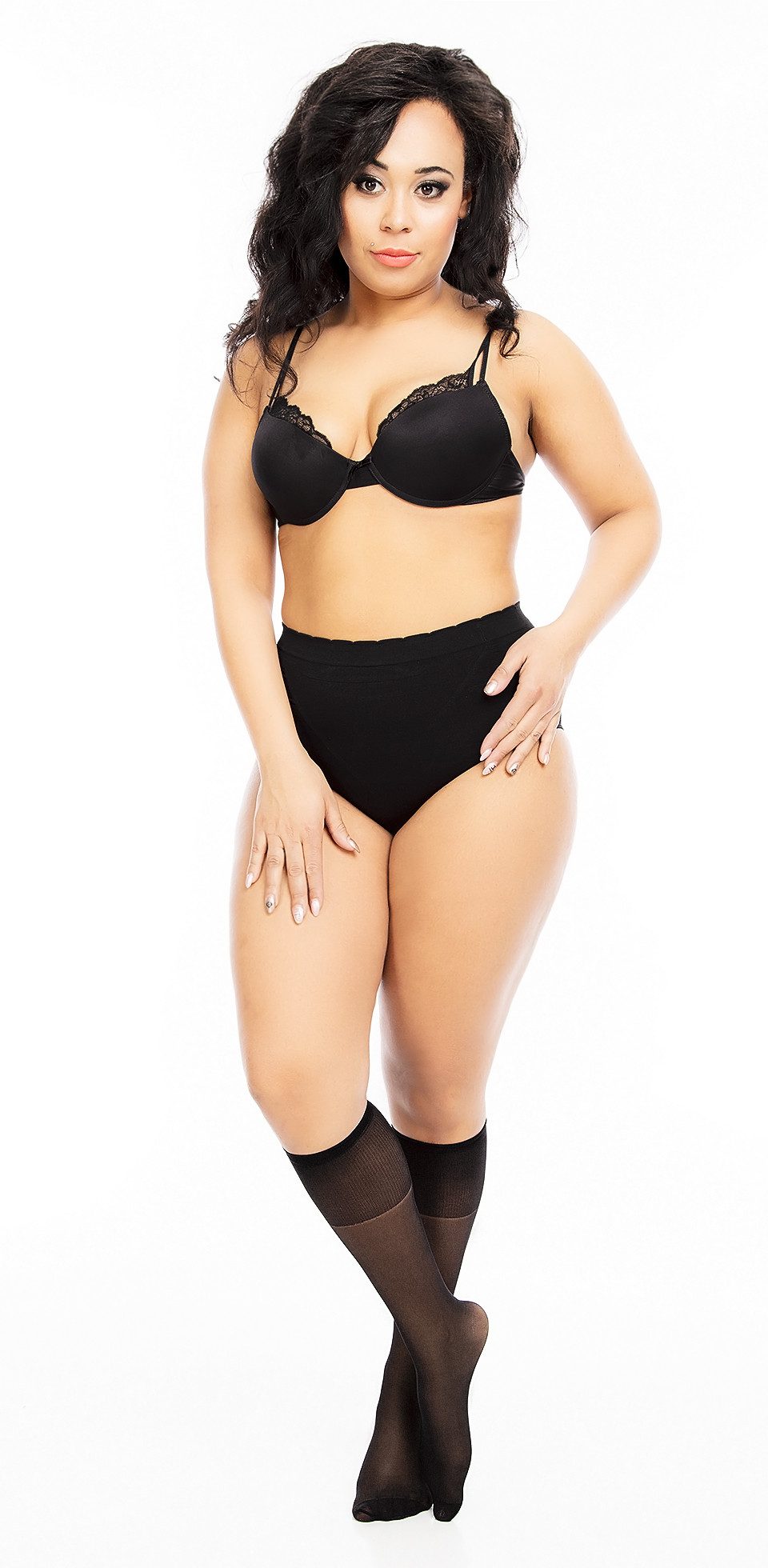 GLAMORY Feinstrümpfe My Size (Set, 2-Paar) extraweit, elastisch