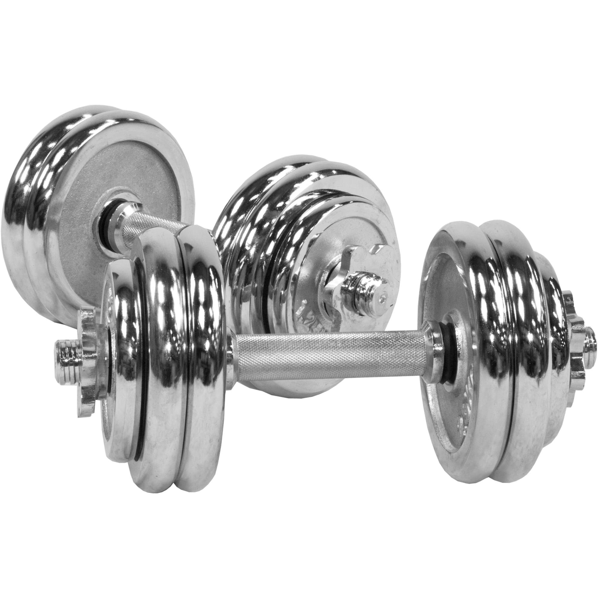 GORILLA SPORTS Kurzhantel Kurzhantelset 30 kg - Chrom