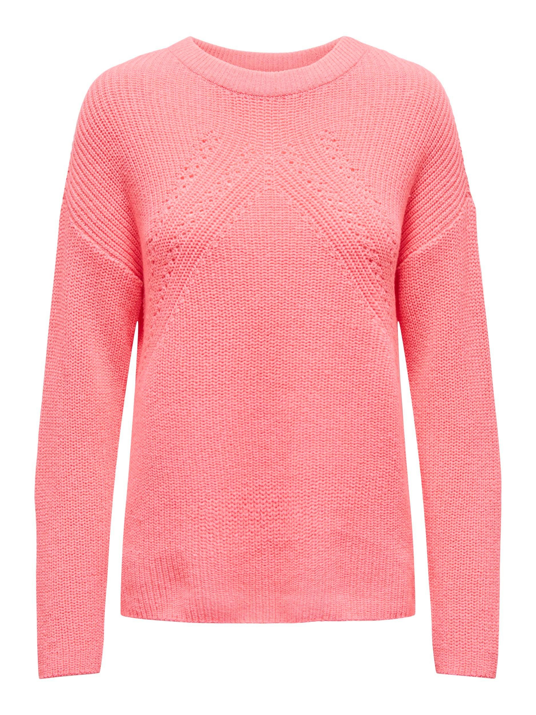 ONLY Rundhalspullover ONLBELLA LIFE LS DETAIL günstig online kaufen