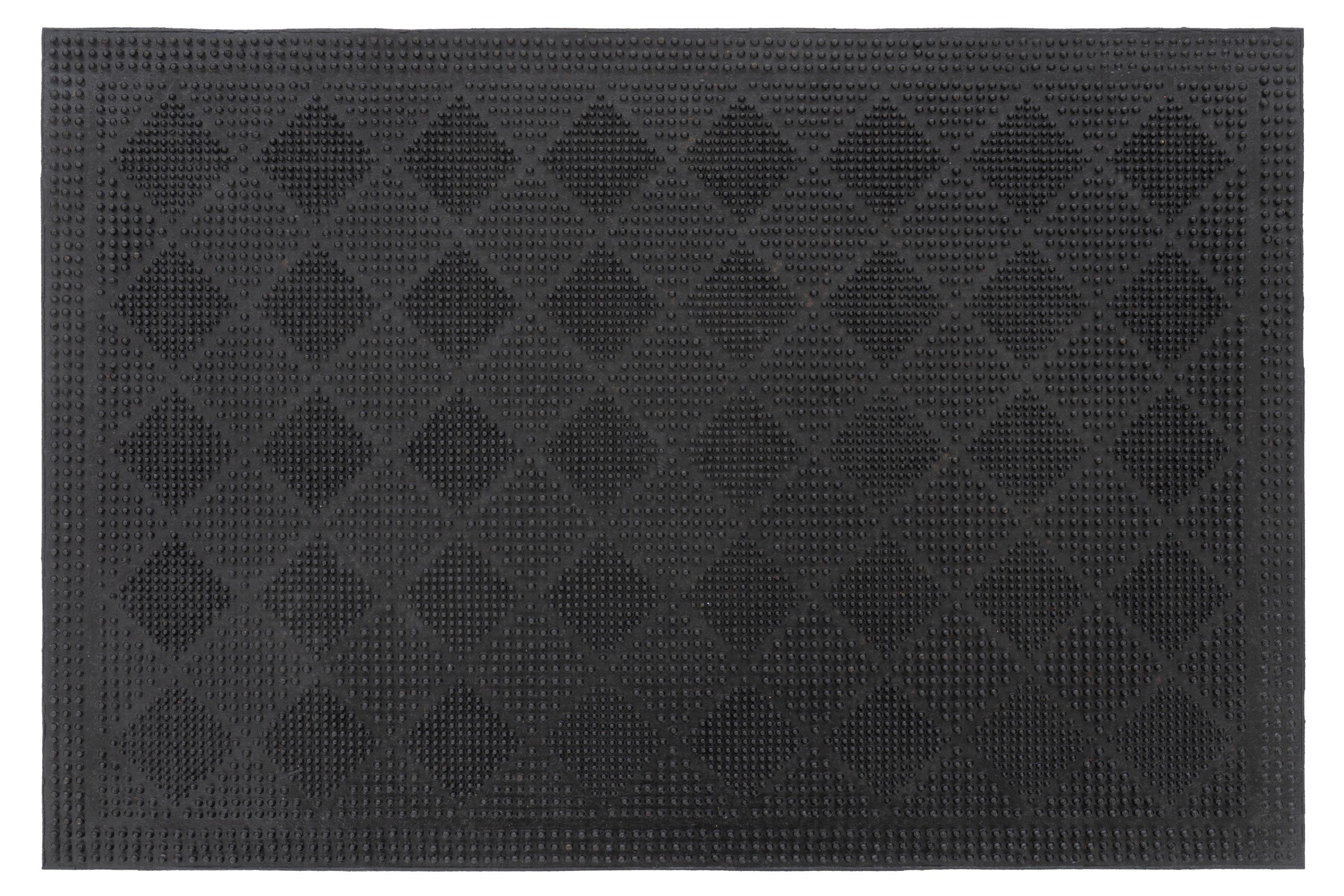 Kayoom Fußmatte Elegant Entry 125, rechteckig, Höhe: 6 mm, Türmatte, Gummi, Eingang
