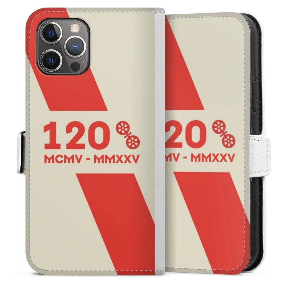 DeinDesign Handyhülle 1. FSV Mainz 05 E.V. 120 Jahre Bundesliga, Apple iPhone 12 Pro Hülle Handy Flip Case Wallet Cover