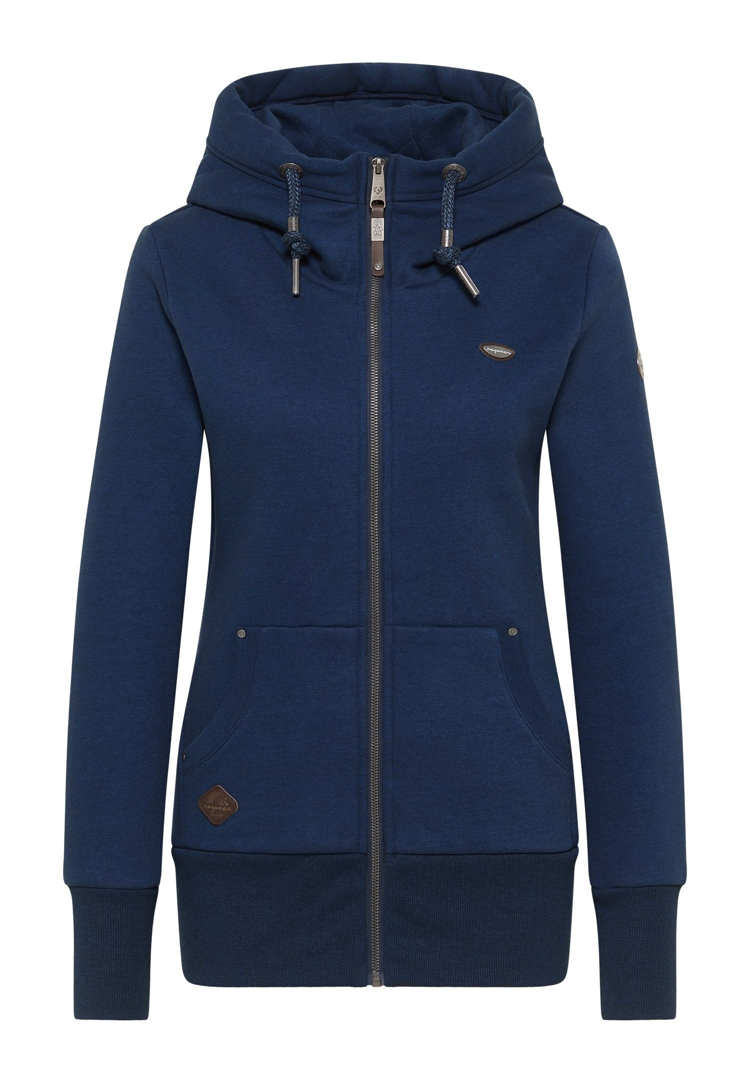 NAVY & Ragwear ZIP Vegane Nachhaltige Mode Sweatshirt NESKA