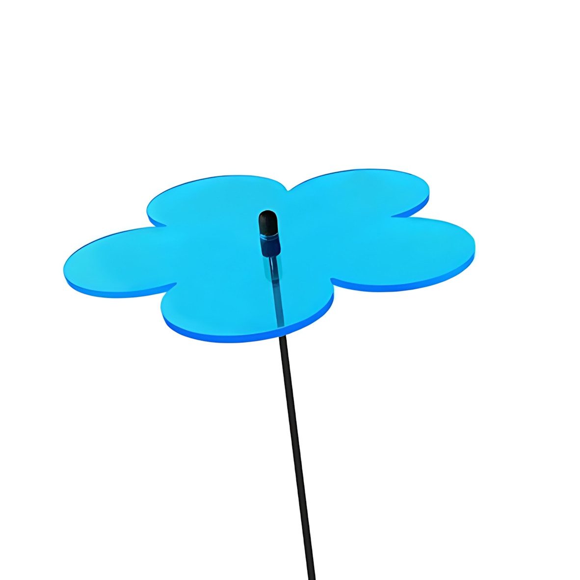 Elliot Wanddekoobjekt Elliot Lichtzauber Blume 4 cm blau mit 20 cm Stab