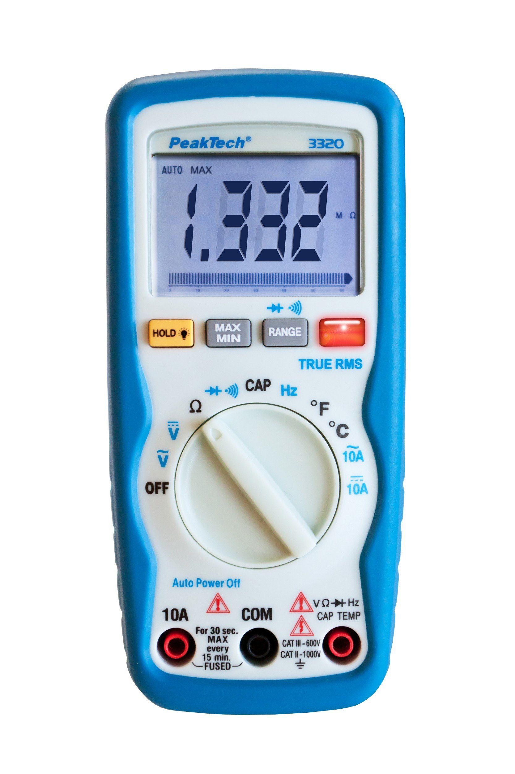 PeakTech Multimeter PeakTech 3320: TrueRMS Digitalmultimeter ~ 6.000 Counts ~ 600V AC/DC