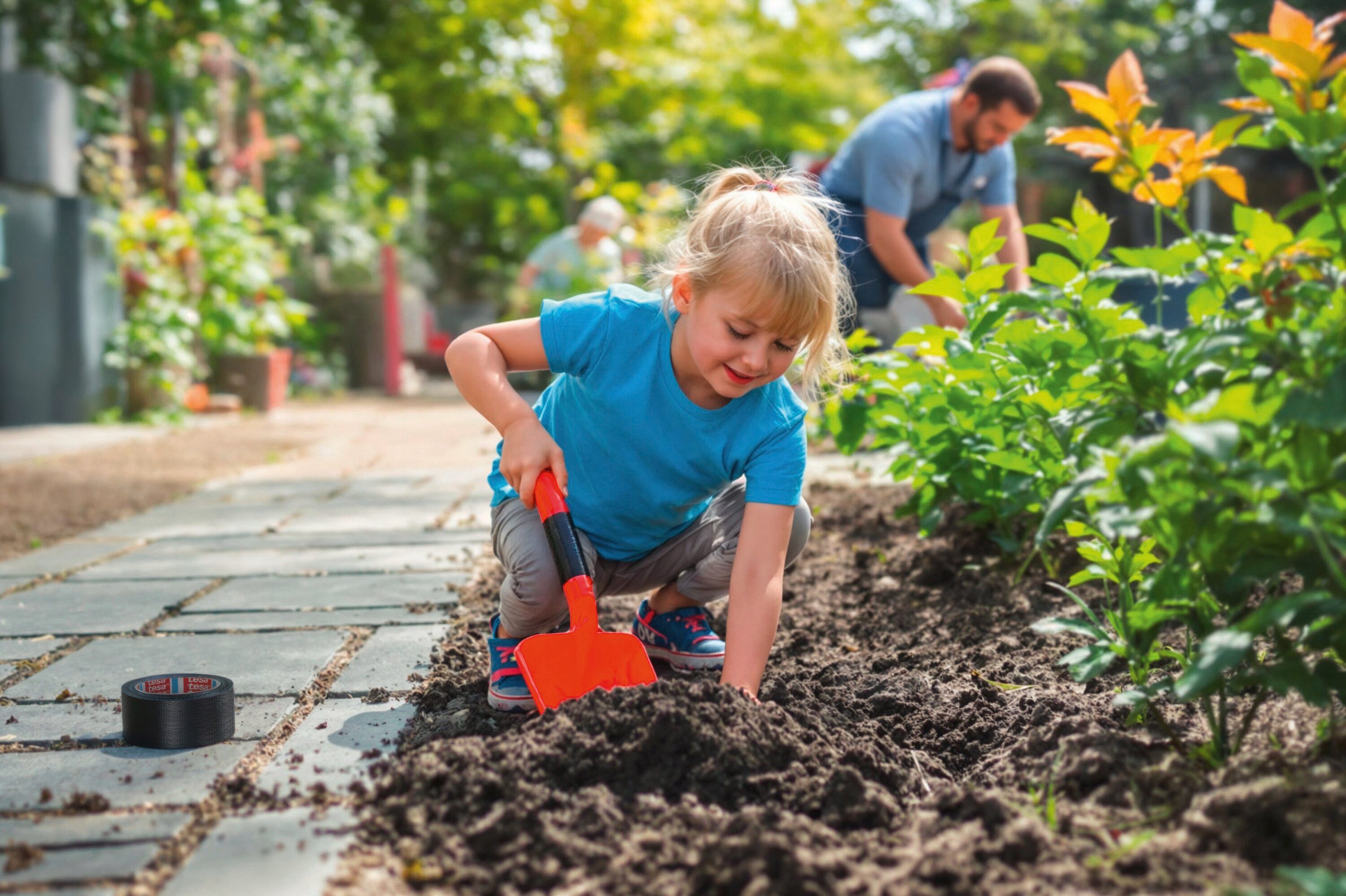 tesa Klebeband (1-St) Gewebeband ideal zum Reparieren, Abdichten & Befestigen - weiß
