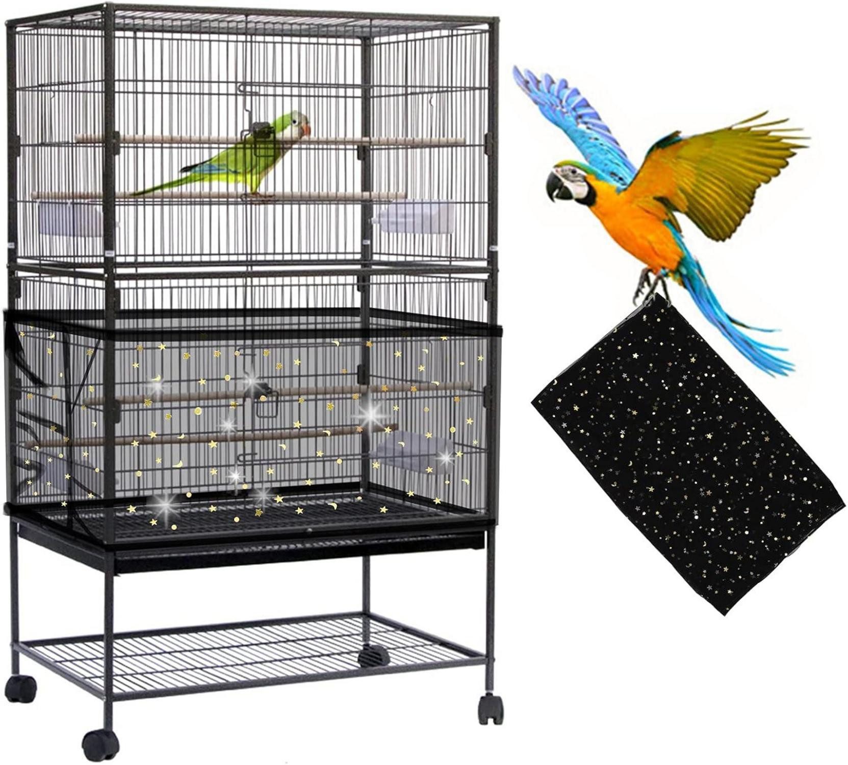 LuxusKollektion Vogelkäfig Einstellbare Große Vogelkäfig Abdeckung günstig online kaufen