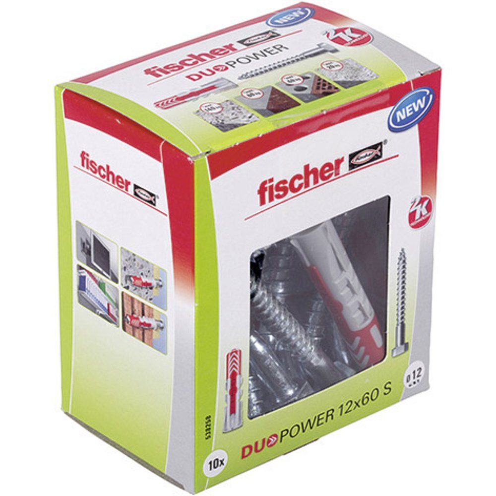 Fischer Dübel-Set Fischer 538258 DUOPOWER 12x60 S LD 2-Komponenten-Dübel 60 mm 12 mm 10