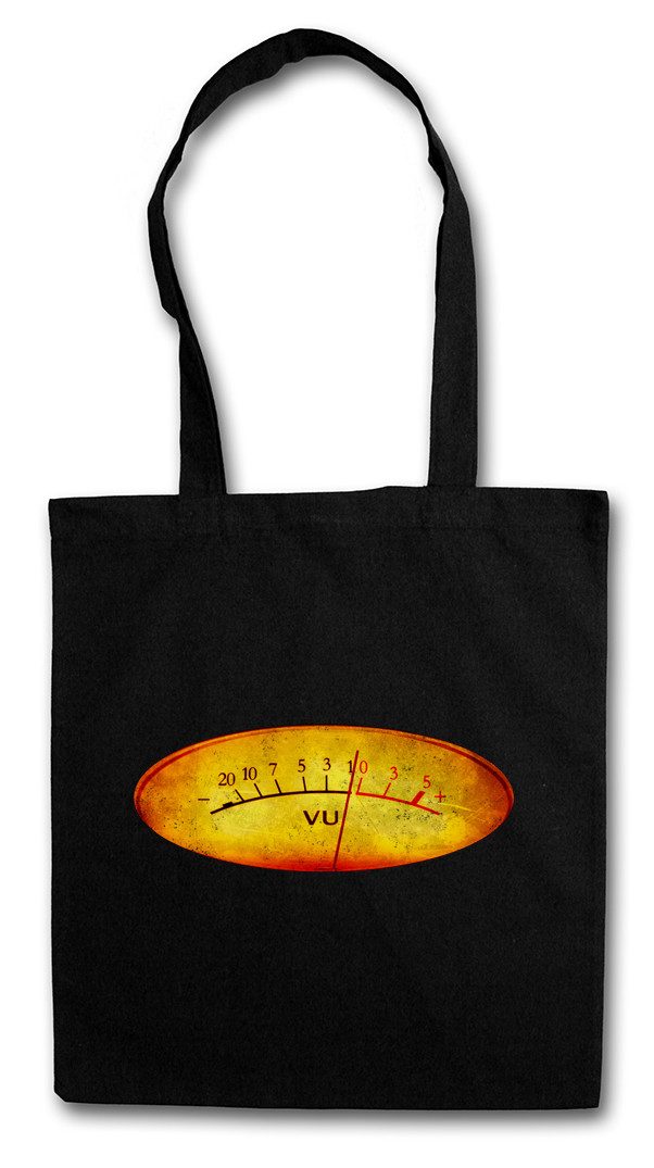 Beuteltasche Vu Volume Units Meter I Stofftasche Decibel Music Bass Retro Radio