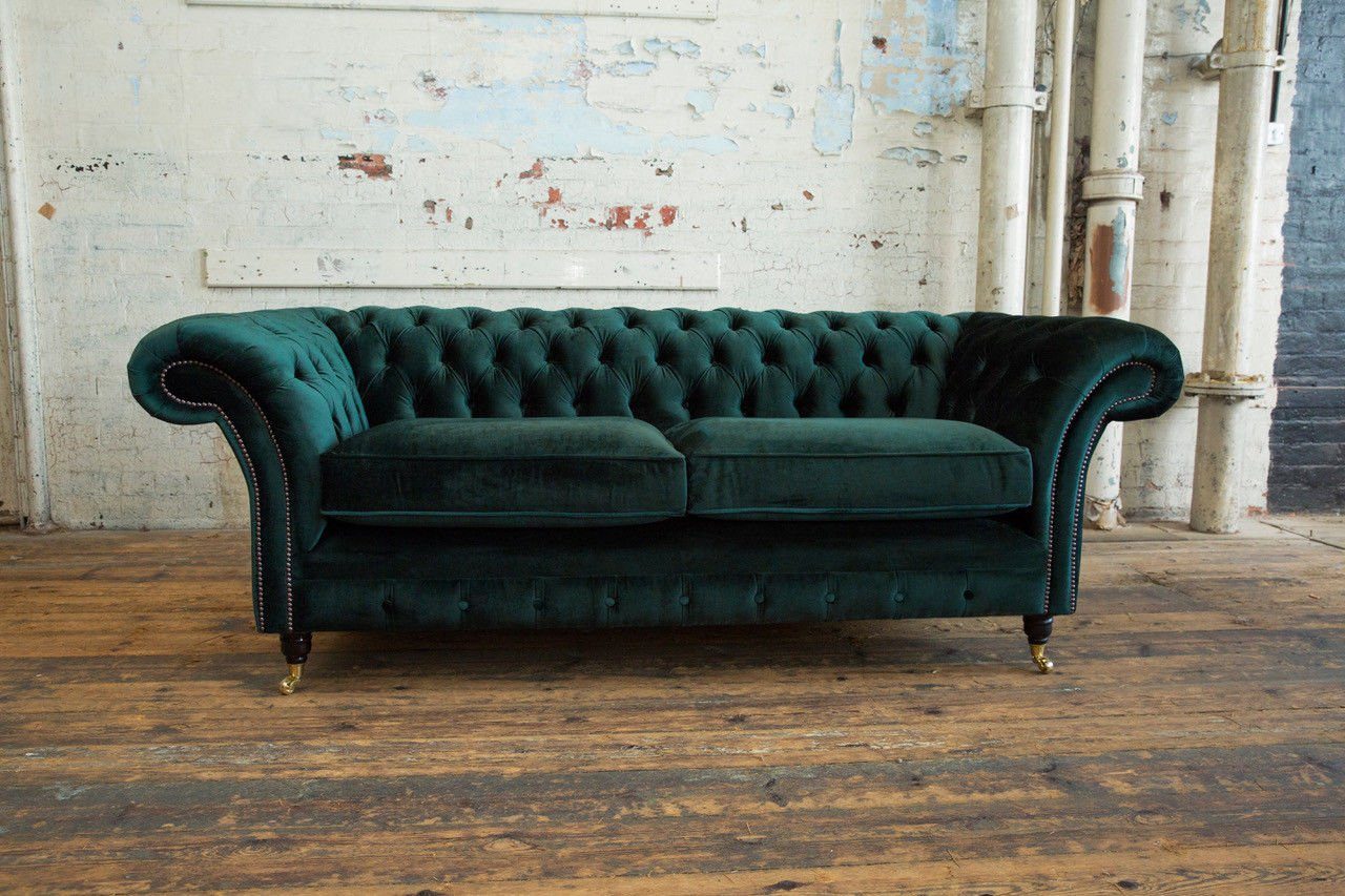 3 Couch 228 Chesterfield-Sofa, Sofa Design Chesterfield JVmoebel Sofa cm Sitzer