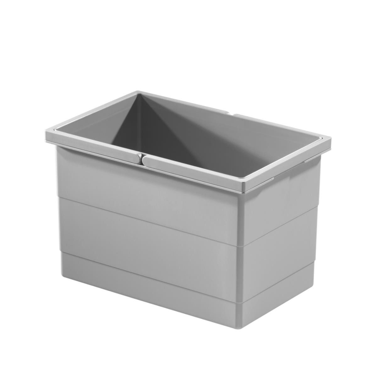 Einbaumülleimer Hailo Inneneimer 1073979 hellgrau 350 x 226 x 220 mm 2 Henkel