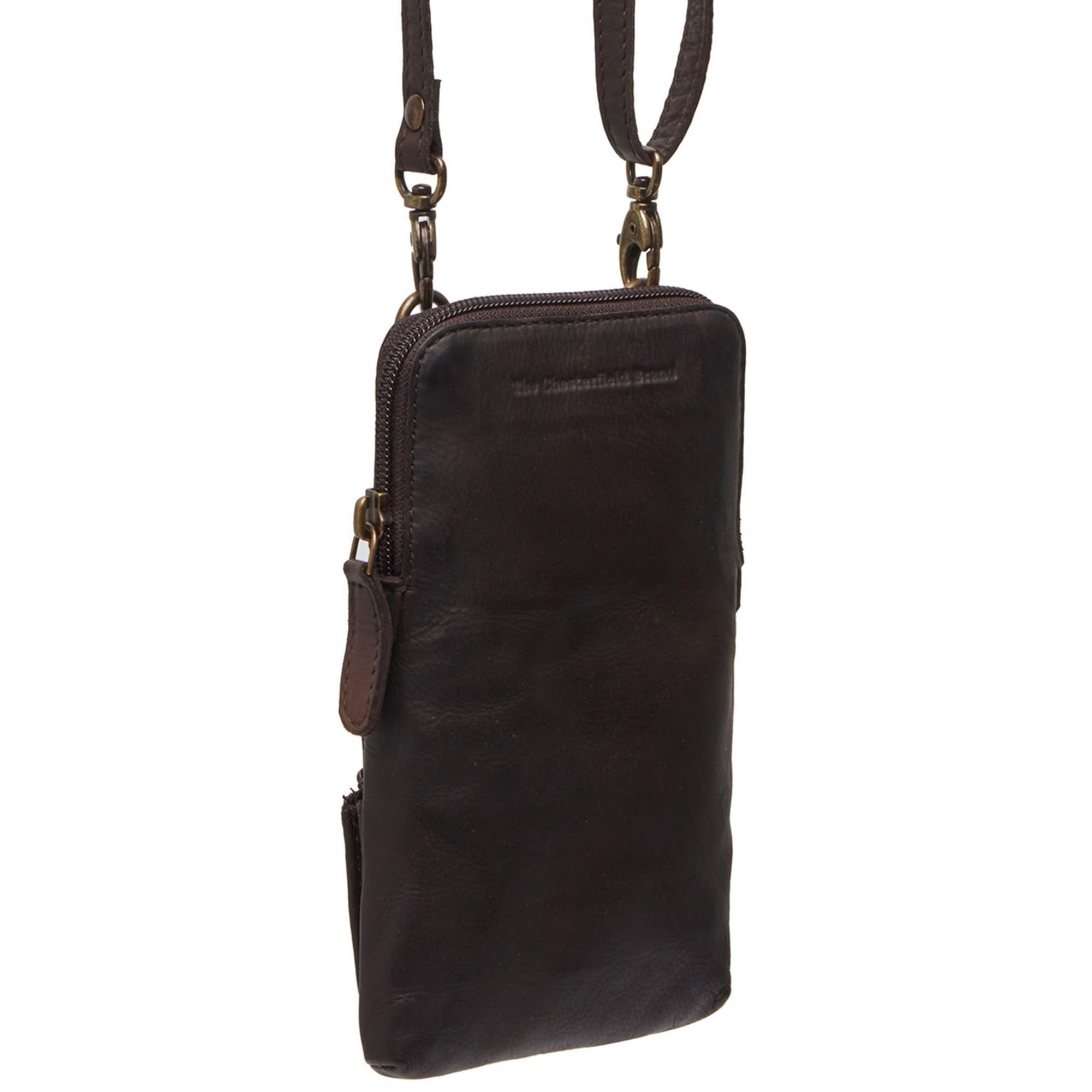 Smartphone-Hülle Chesterfield brown Leder Cuba, Brand The