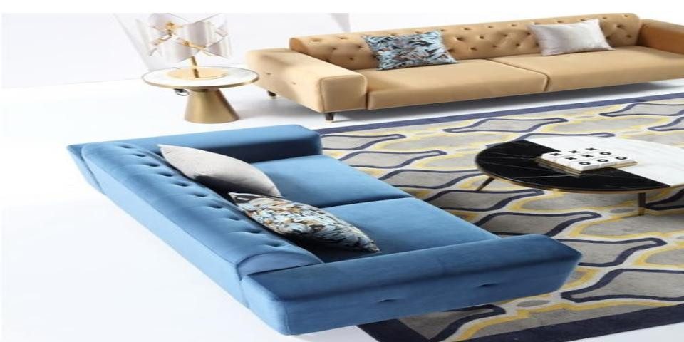 Xlmoebel Couchtisch Eleganter Couchtisch aus Glas und Metall im modernen Design (2x Couchtisch), Hergestellt in Europa