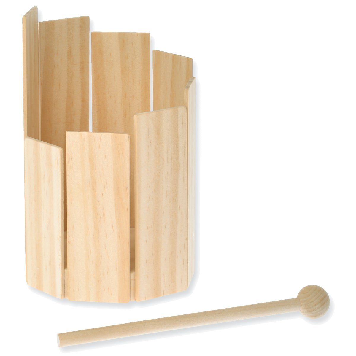 Xylophon Rührtrommel Holz Bausatz Holzbaukasten