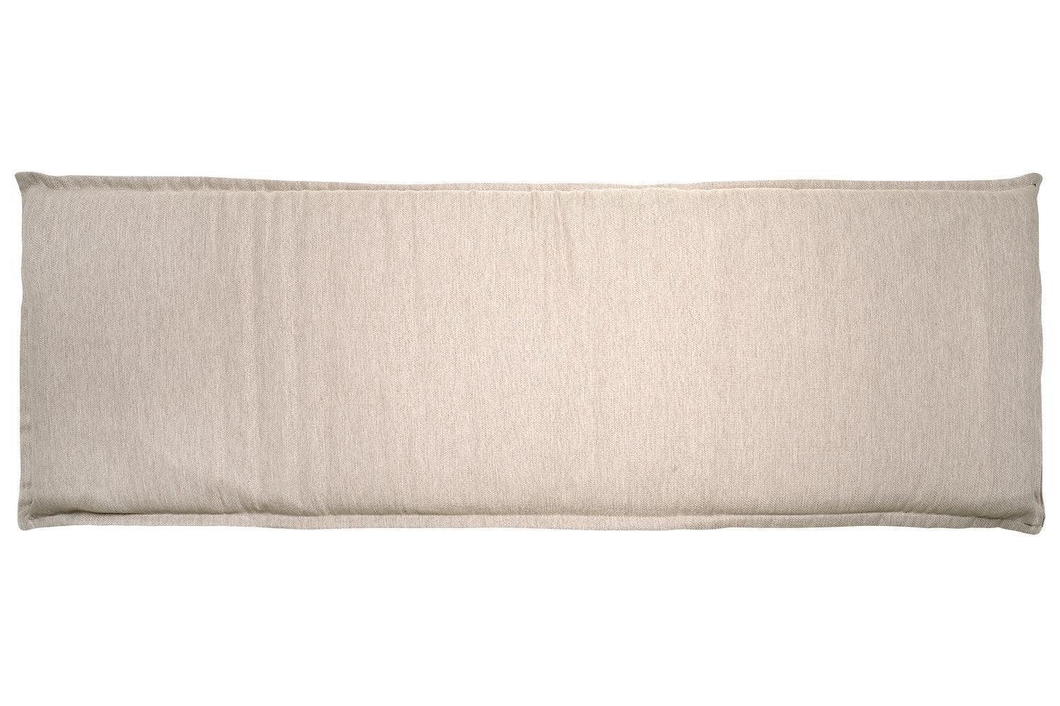 GO-DE Bankauflage CAMPO, B 48 x L 148 cm, Creme, Polyester, (1 St), für 3-Sitzer, mit Stehsaum