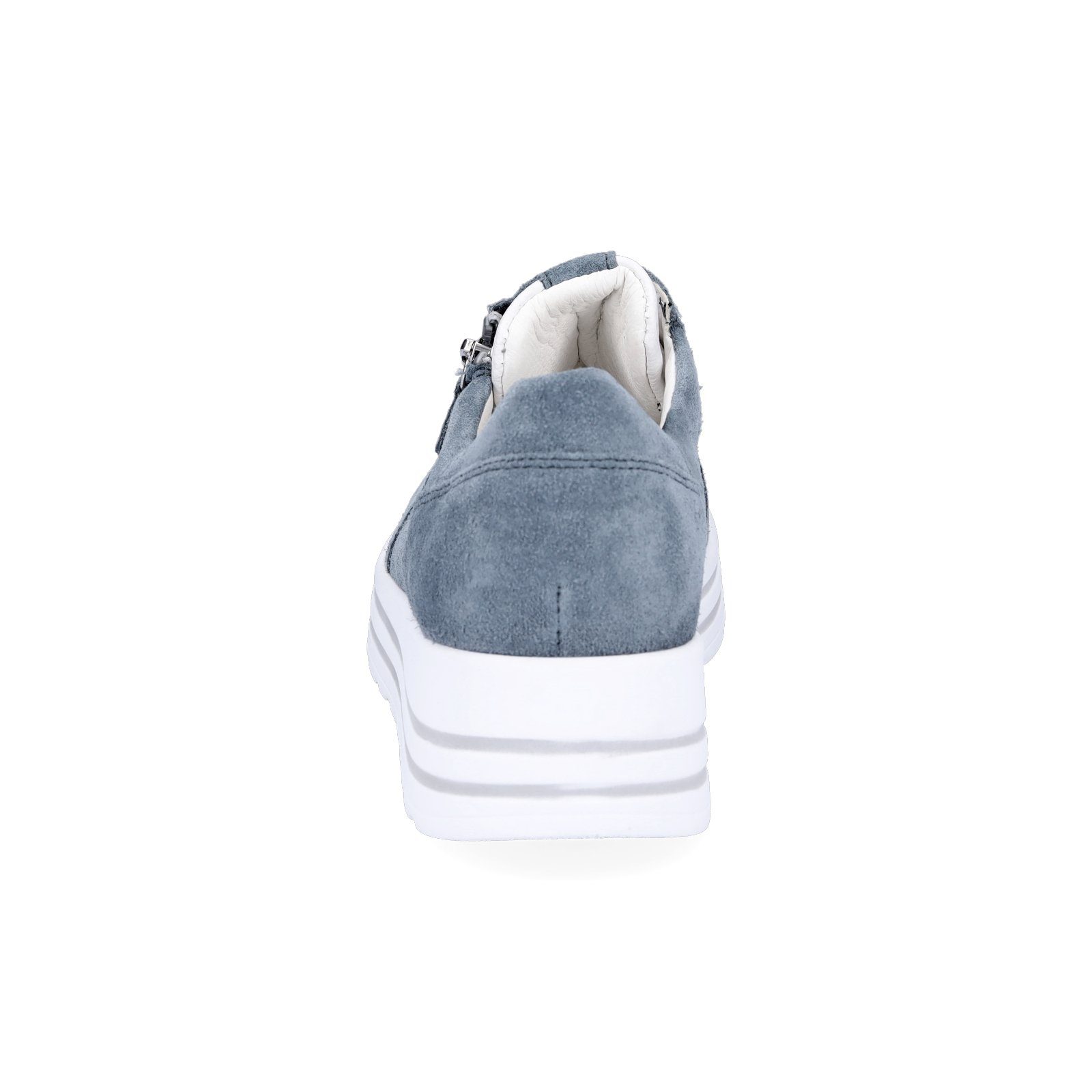 Waldläufer Waldläufer Damen Plateau Leder Sneaker blau Sneaker