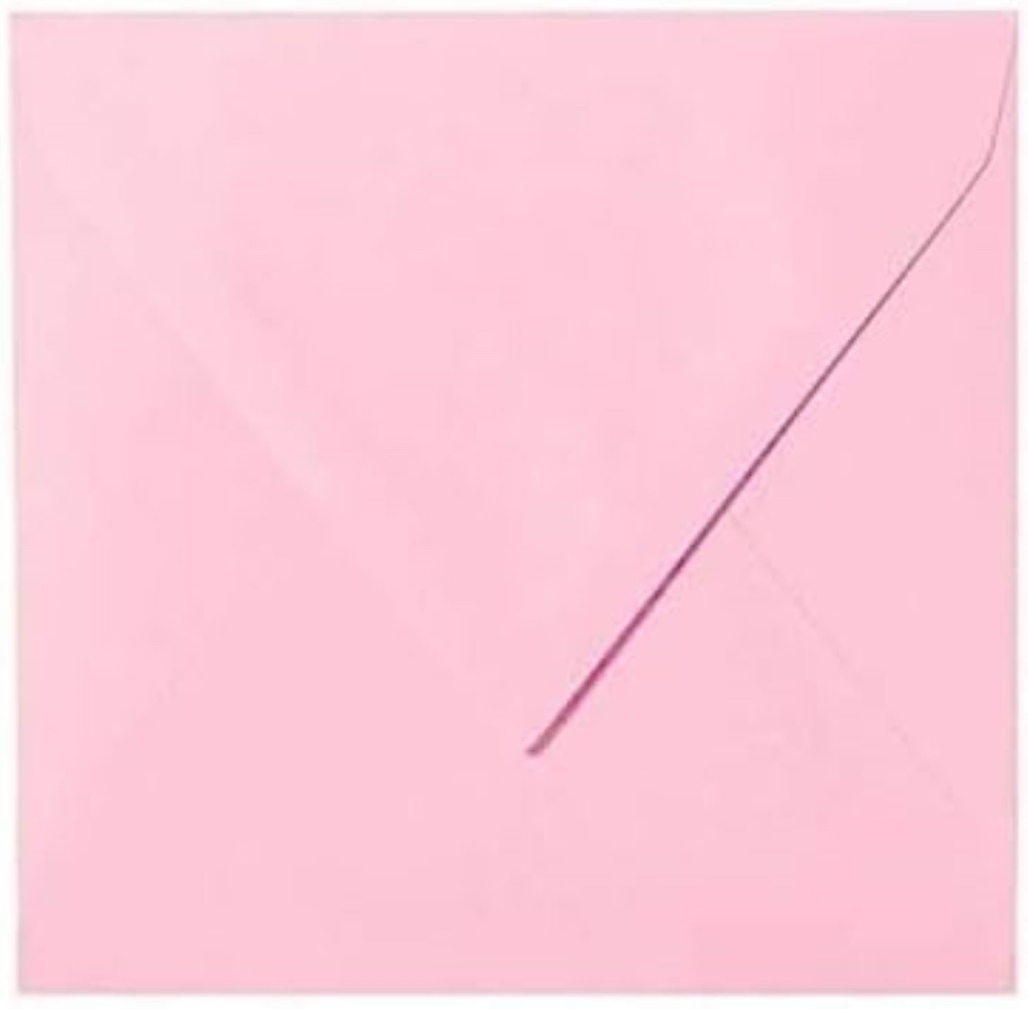 Briefumschläge24Plus Briefumschlag 25 St. 15 x 15 cm Briefumschläge Quadratisch Rosa, 15 x 15 mm Briefumschläge Recyceltes Material
