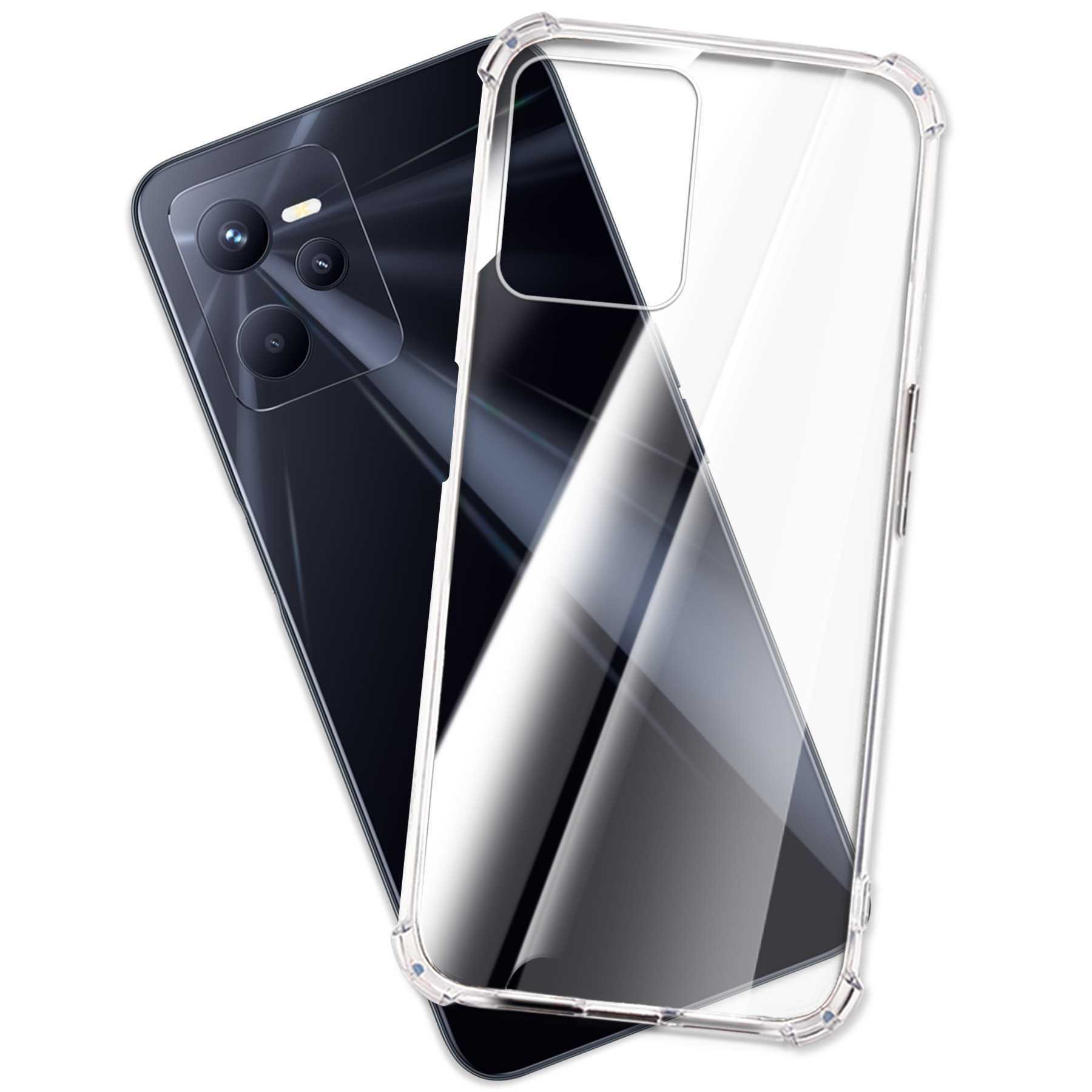 mtb more energy Smartphone-Hülle Clear Armor Case für Realme C35, Transparente TPU Schutzhülle Case Backcover mit Anti-Shock Verstärkung