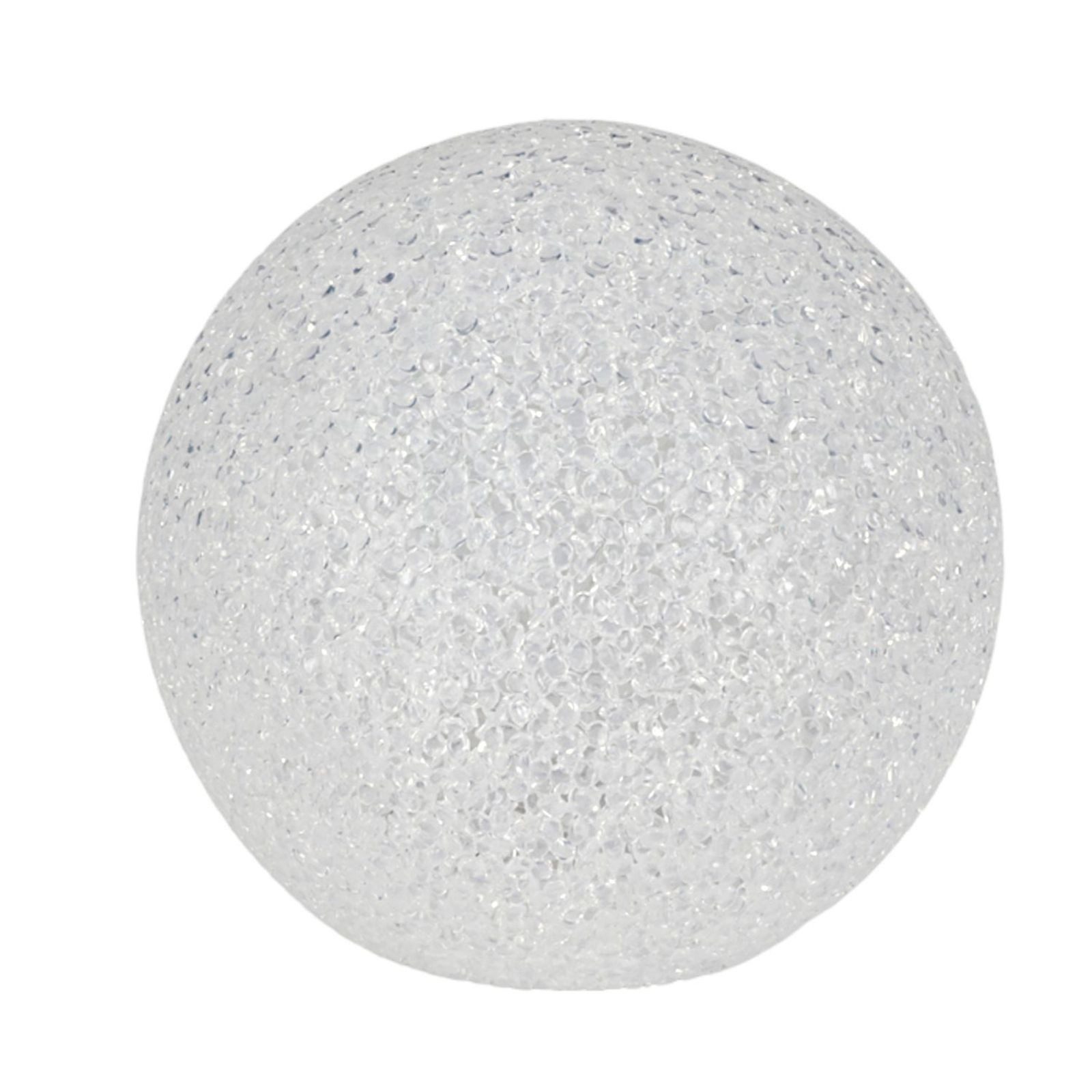 BURI LED Dekolicht Leuchtkugel LED Weiß 8cm Kugelleuchte Dekoleuchte Tischlampe Dekolicht