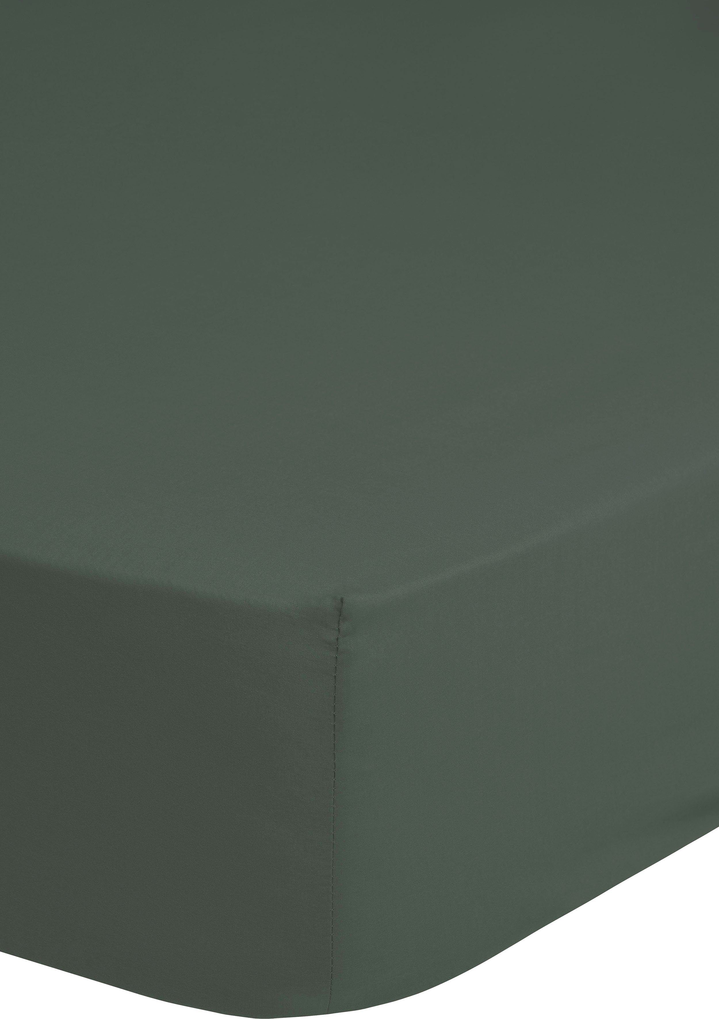 hip Spannbettlaken Hip in Gr. 90x200, 140x200 oder 180x200 cm, Satin, Gummizug: rundum, (1 Stück), 100% Baumwolle, Mako-Satin, Rundumgummi, bis 25 cm Höhe