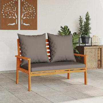 vidaXL Gartenlounge-Set Gartensofa 120 cm mit Kissen Massivholz Akazie
