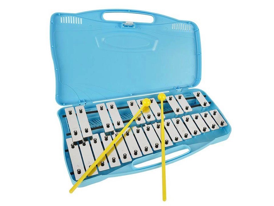 Angel Music Glockenspiel Angel AG-25N2 Glockenspiel G2-G4 mit Kasten und Schlägeln Metallophon