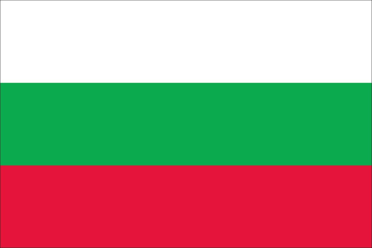 flaggenmeer Flagge Flagge Bulgarien 110 g/m² Querformat