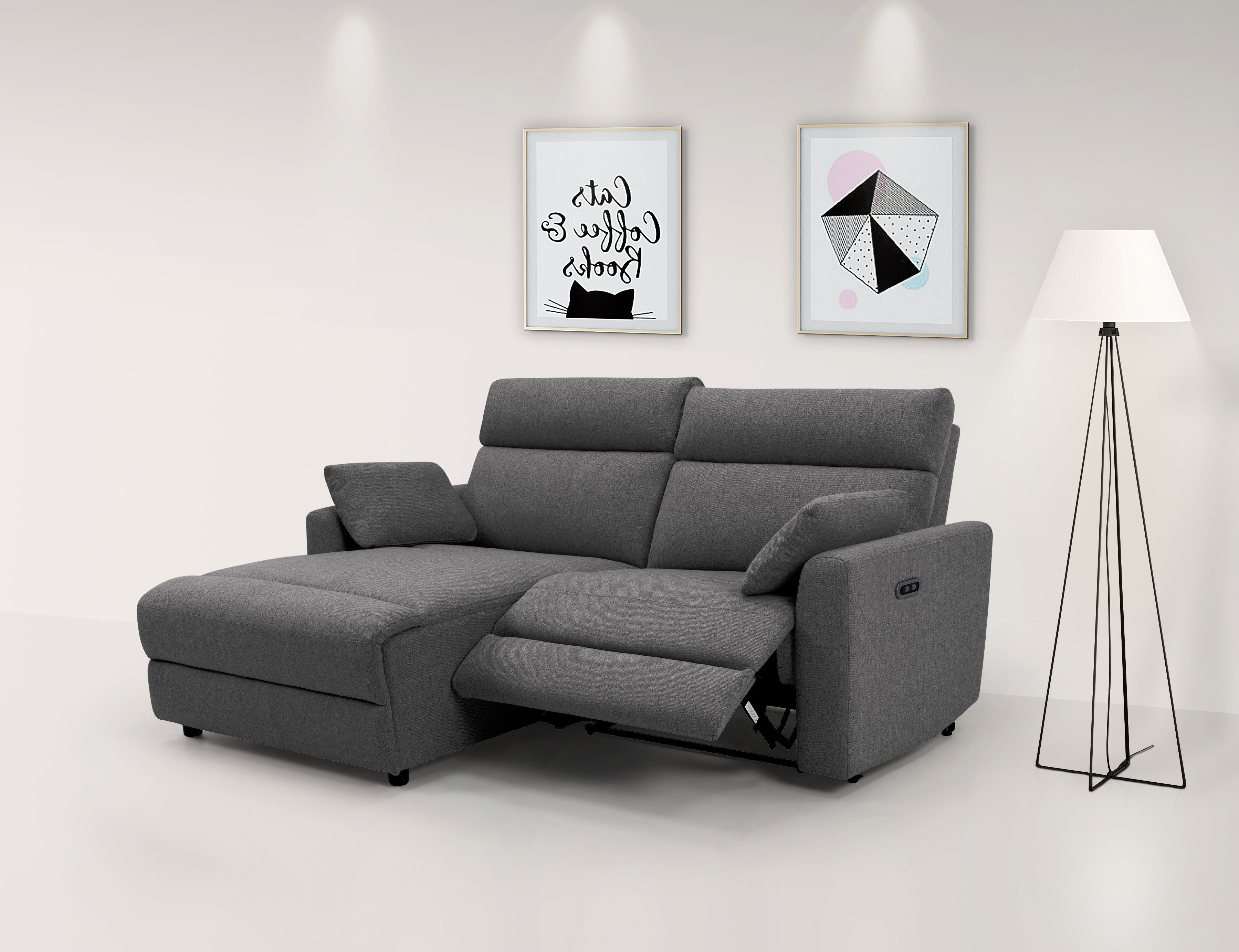 INOSIGN Ecksofa "JENNA, L-Form, 209cm, manuelle u. elektrische Funktion, mi günstig online kaufen