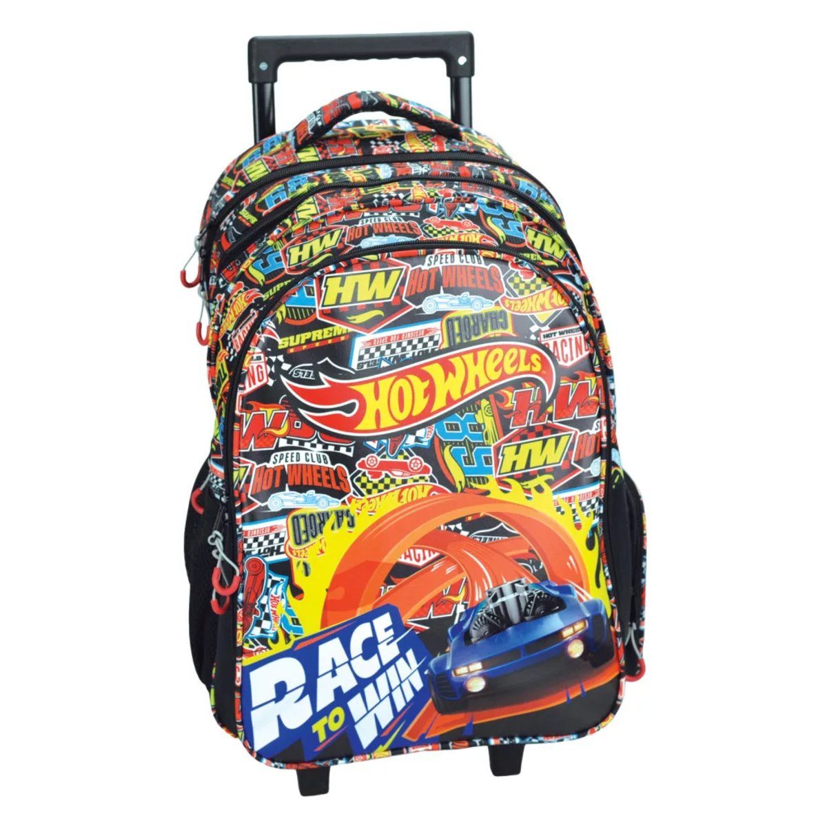 Hot Wheels Kinderrucksack Hot Wheels Race to Win rollende Schultasche, Tasche 46 cm (1-tlg)