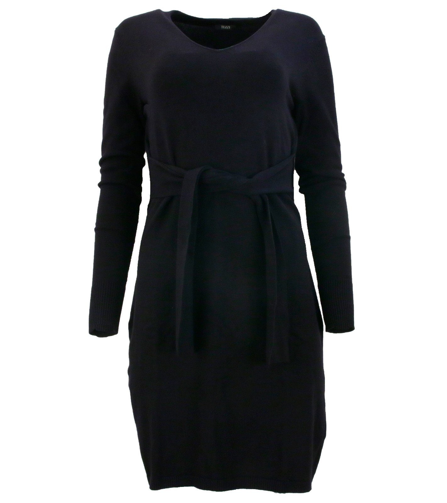 TUZZI Sommerkleid »TUZZI Kleid schickes Damen Strick-Kleid aus stretchigem  Jersey Midi-Kleid Schwarz« online kaufen | OTTO