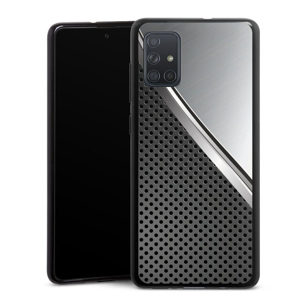 Handyhülle Carbon Stahl Metall Duo Metal Surface