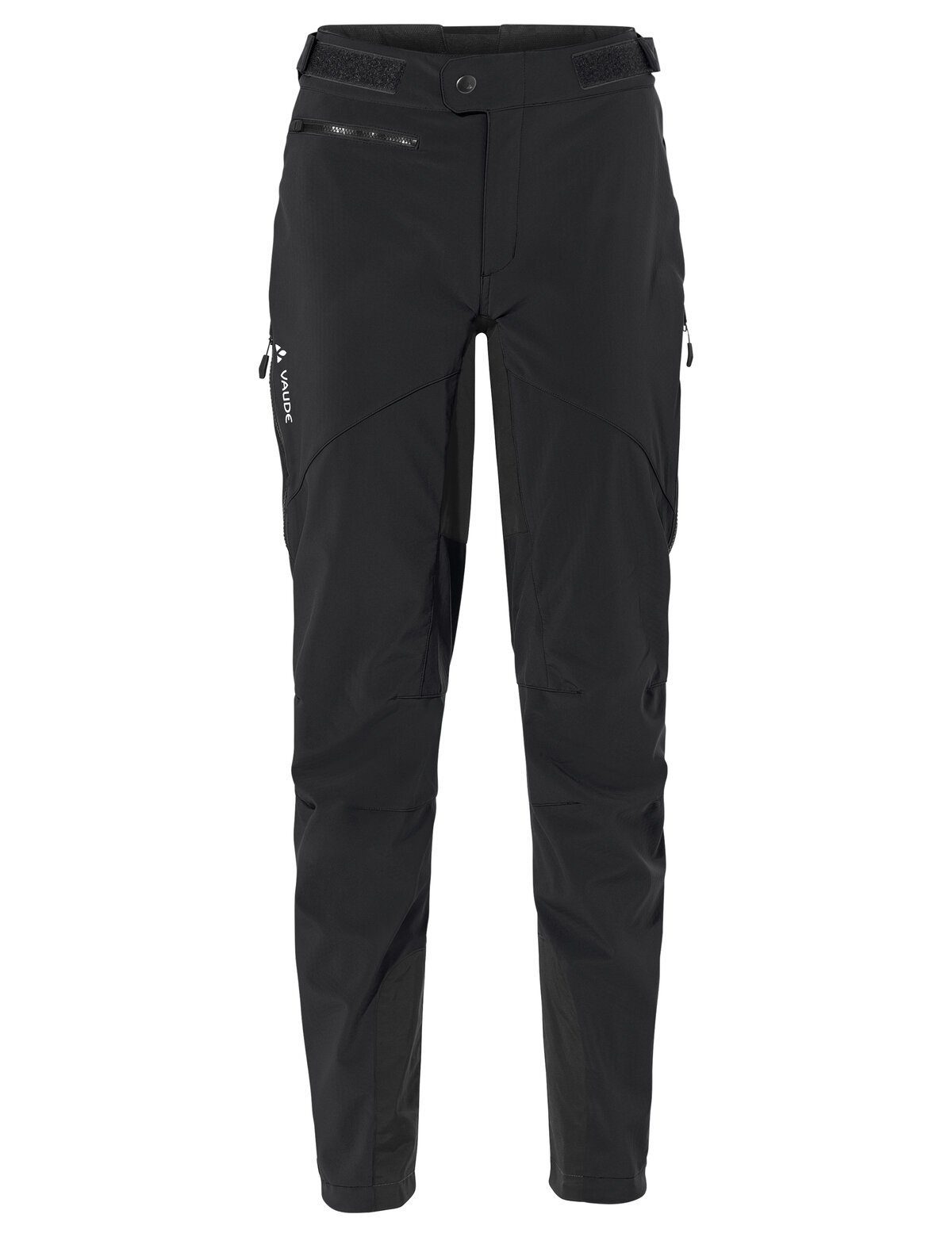 VAUDE Funktionshose Women's Qimsa Softshell Pants II (1-tlg) Grüner Knopf black/black