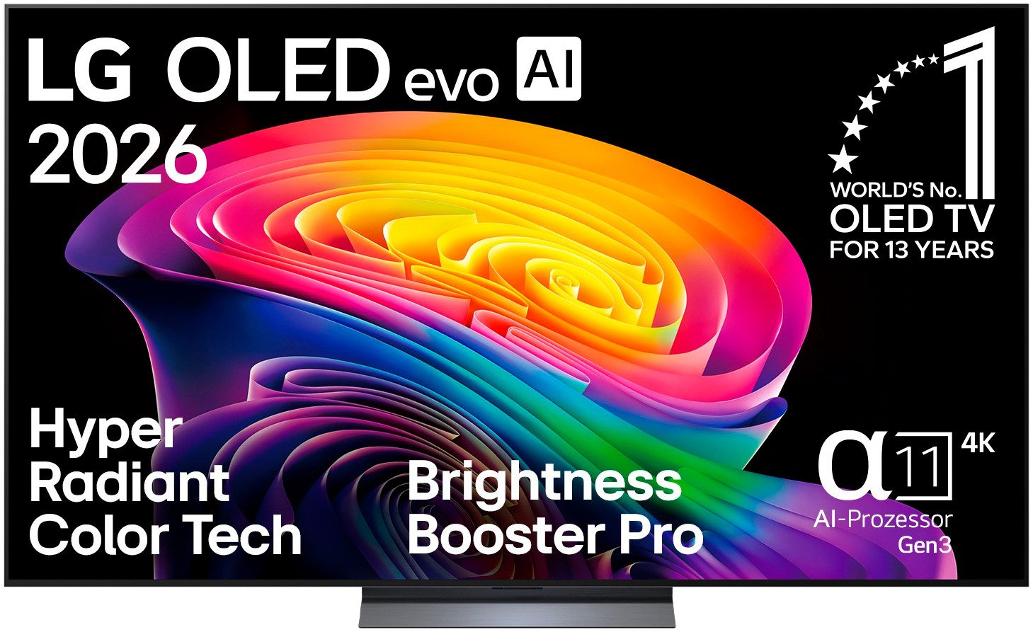 LG OLED77C68LA OLED-Fernseher (195 cm/77 Zoll, 4K Ultra HD, Smart-TV)