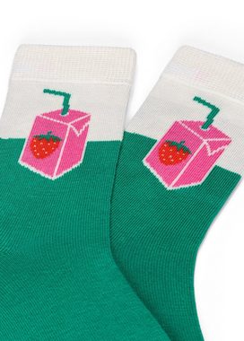 Happy Socks Basicsocken 3-Pack Kids Daisy Sock aus nachhaltiger Baumwolle