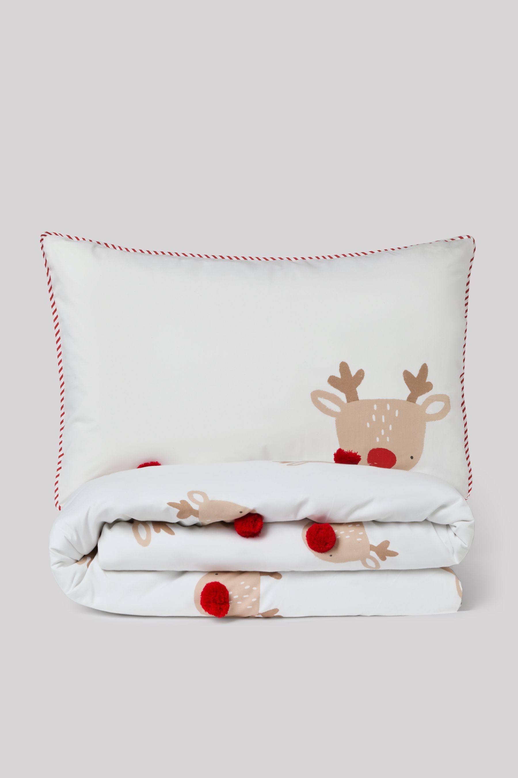 Next Bett-Set Bettbezug und Kissenbezug mit Weihnachtsmotiv, Bezug: Polyest günstig online kaufen