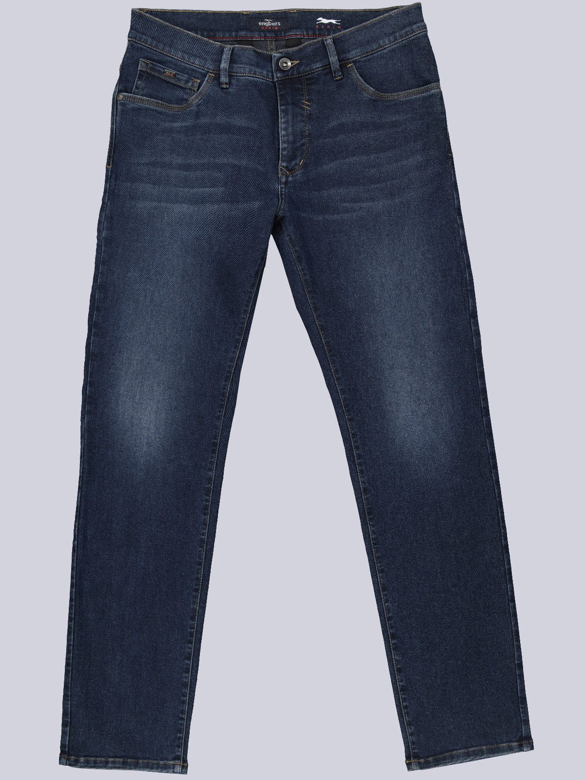 Engbers Stretch-Jeans engbers Herren Jeans 5-Pocket Superstretch, Mittelblau