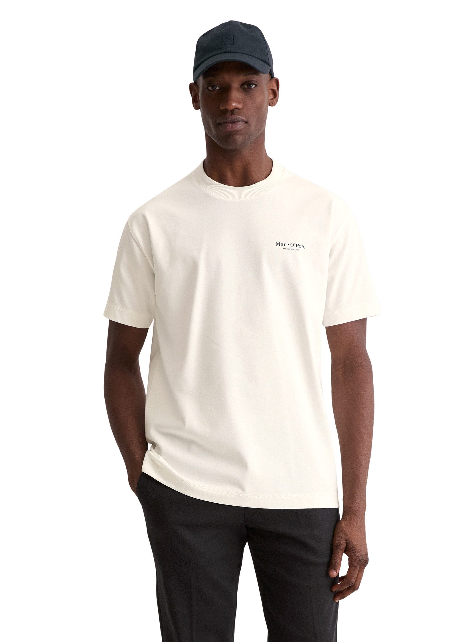 Marc O'Polo T-Shirt Heavy Jersey mit Rückenprint