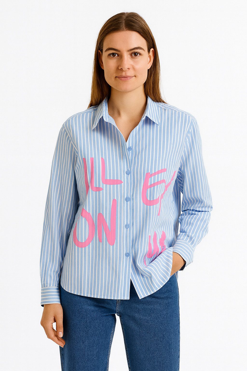 Milano Italy Hemdbluse Milano Italy Hemdbluse Print (1-tlg) günstig online kaufen