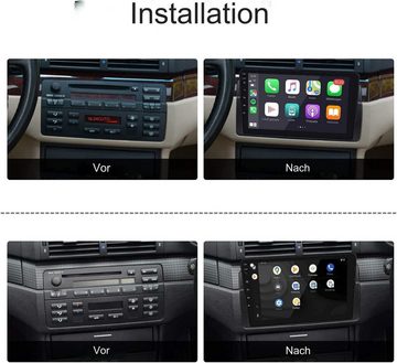 GABITECH für BMW 3er E46 M3 M3 Rover 75 MG ZT Android 13 autoradio Autoradio (Navigationssystem, Wireless Carplay und Android Auto)