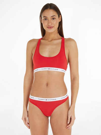 Tommy Hilfiger Underwear T-String mit Logo auf dem Taillenbund