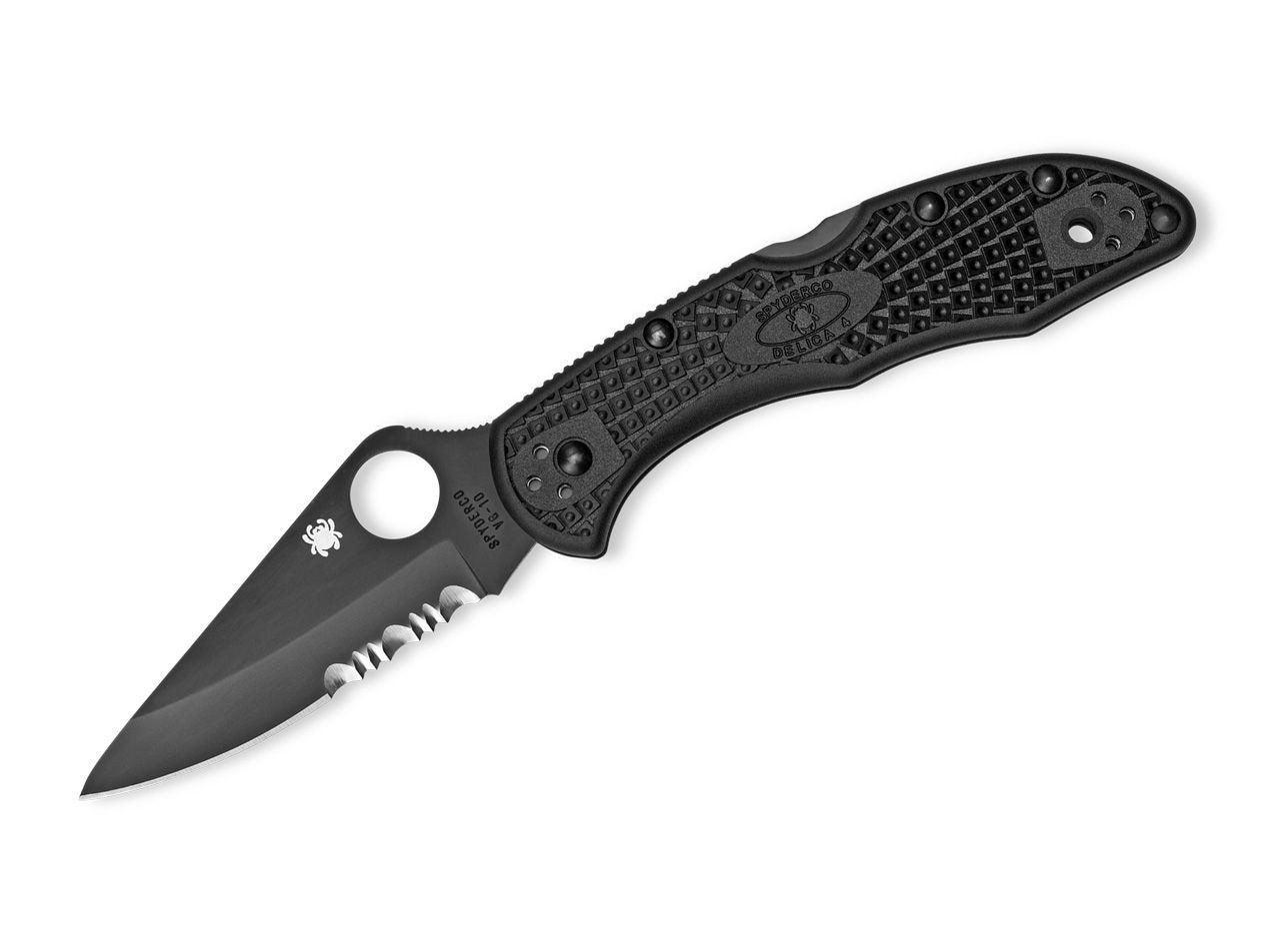 Taschenmesser Taschenmesser Delica 4 Lightweight All Black