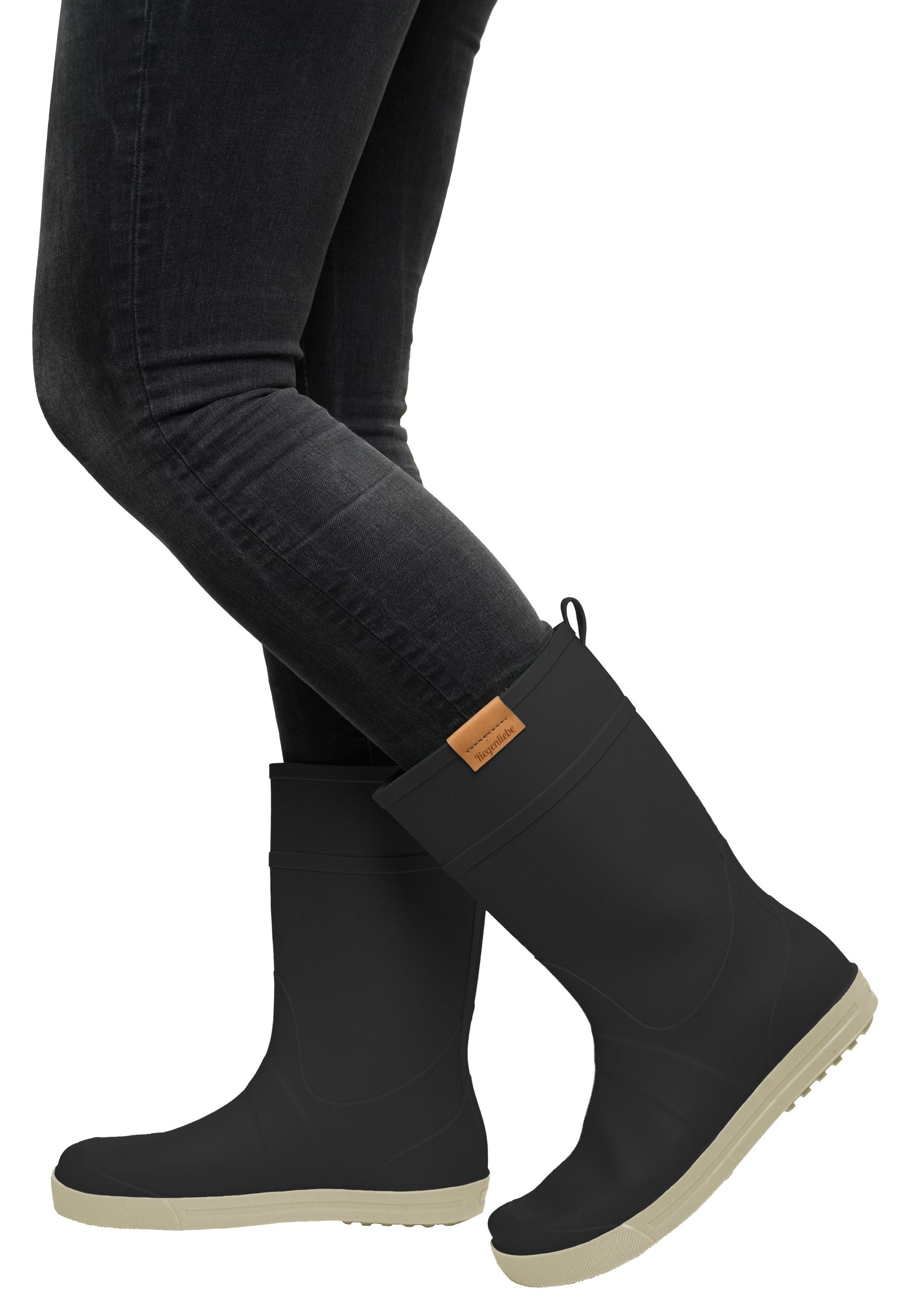 Regenliebe Rainy Day Gummistiefel zweifarbiger Gummistiefel rutschfest