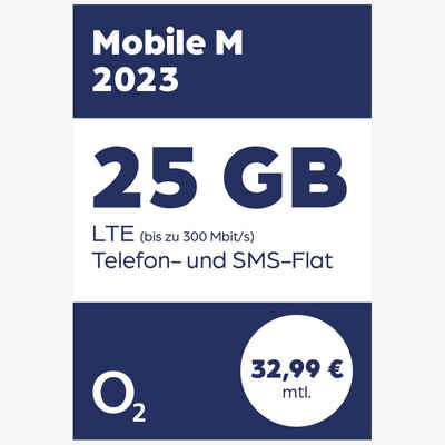 o2 Mobile M 2023 Prepaidkarte