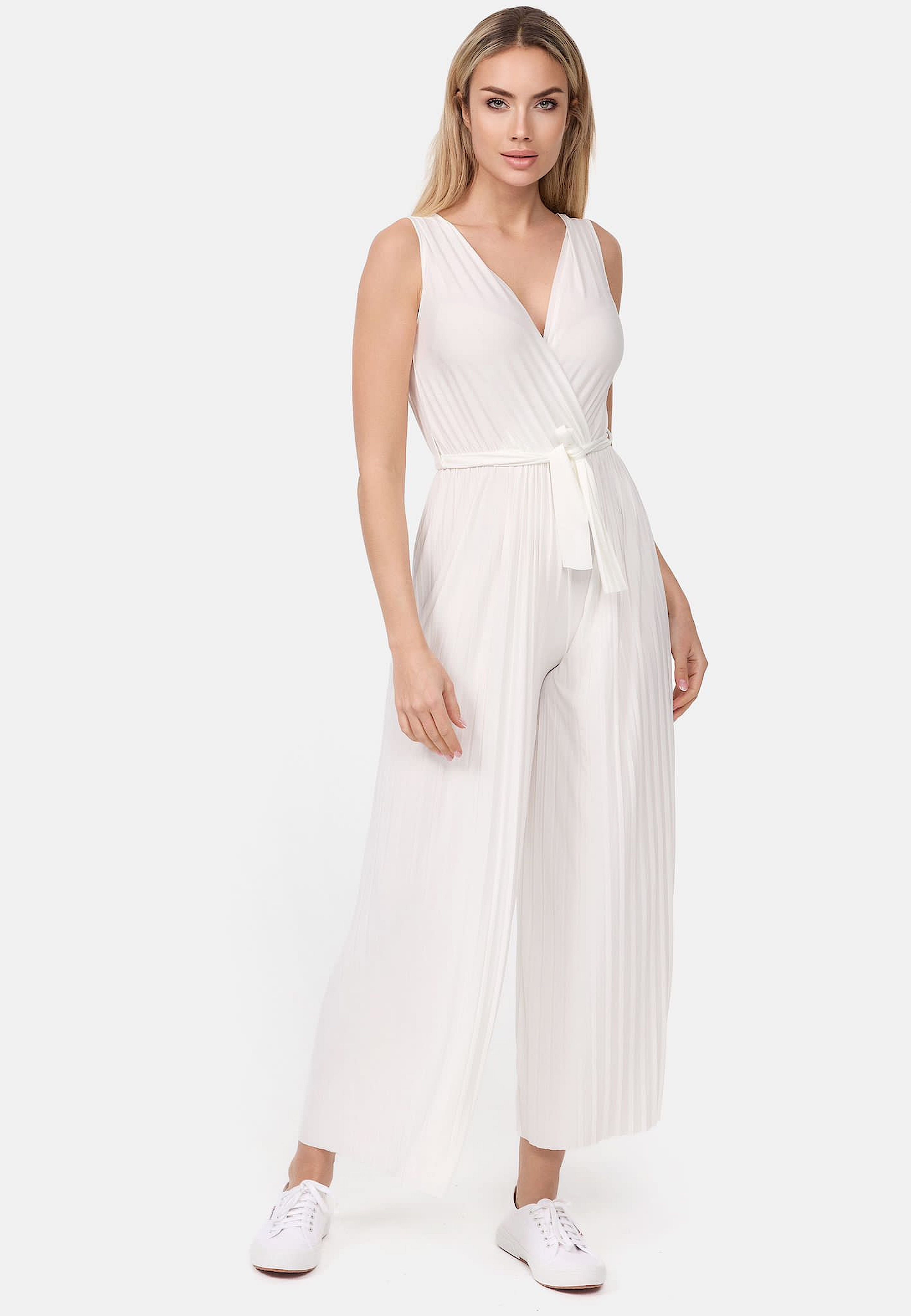 Worldclassca Jumpsuit Worldclassca Jumpsuit Pleated Комбинезоны mit Gürtel Ärmellos Sommer