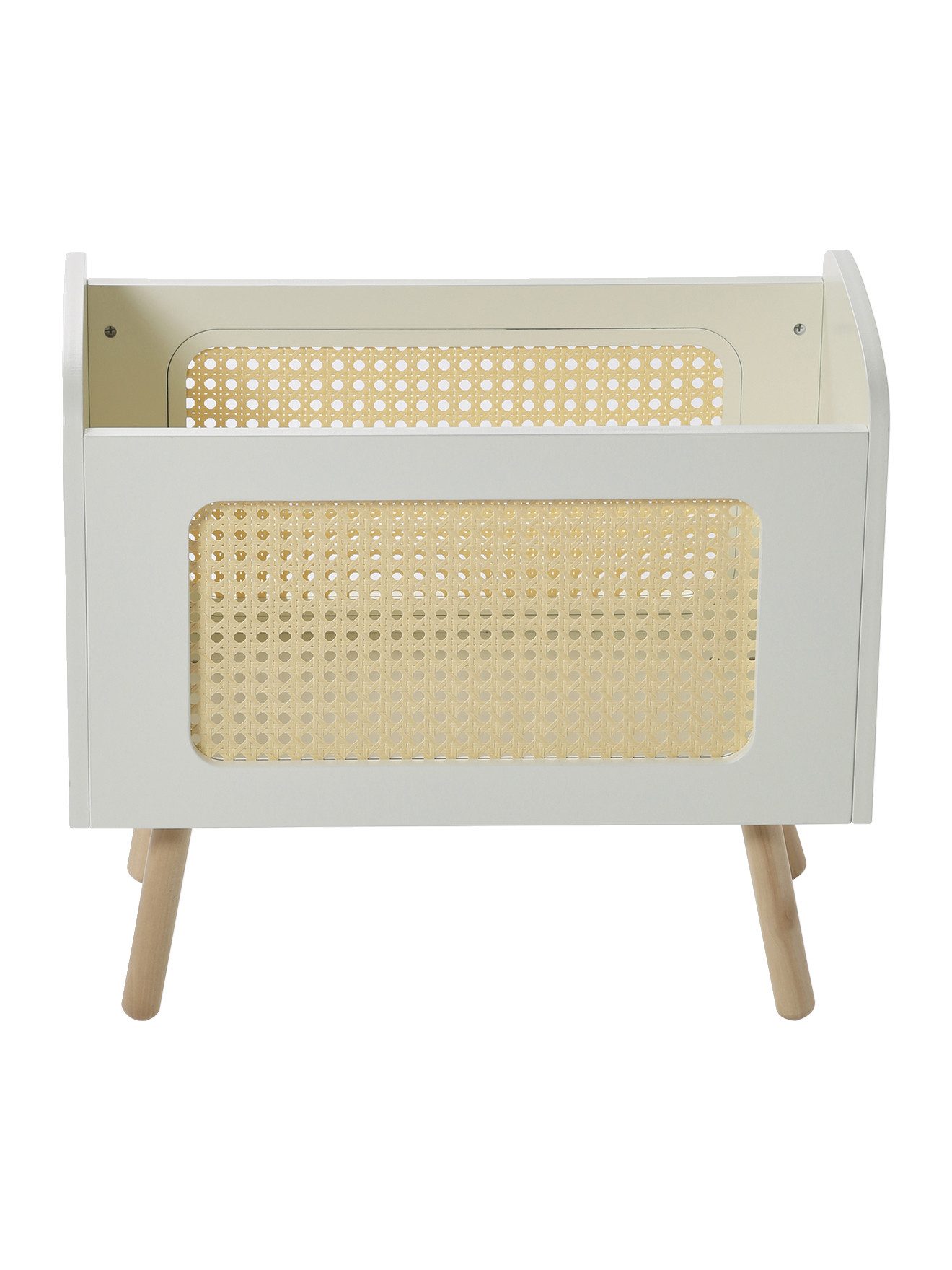 Puppen Accessoires-Set Puppenbett PETITE POESIE, Rattan/Holz