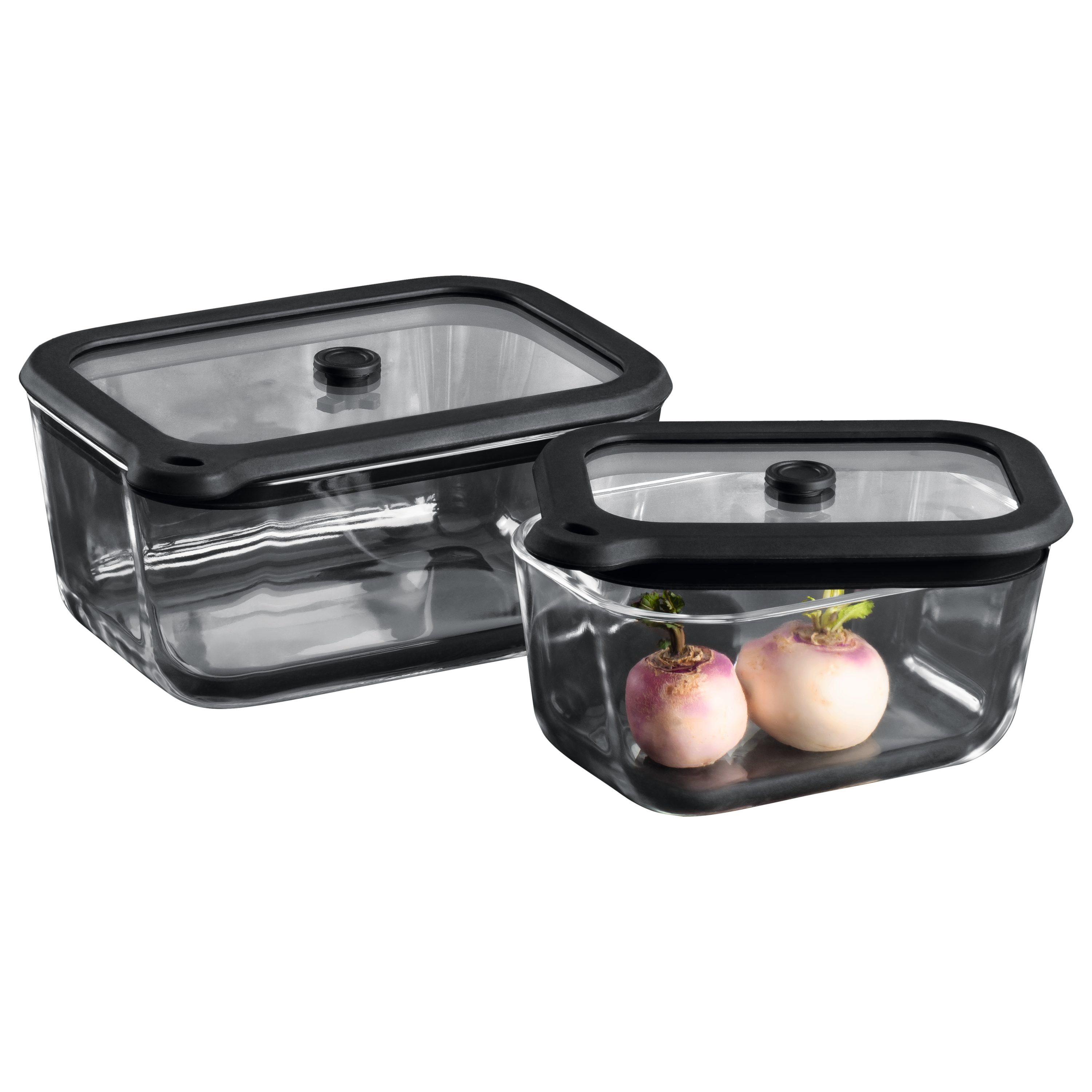 CHEF CUISINE International Vakuumbehälter Set M aus Borosilikatglas, (2-tlg)