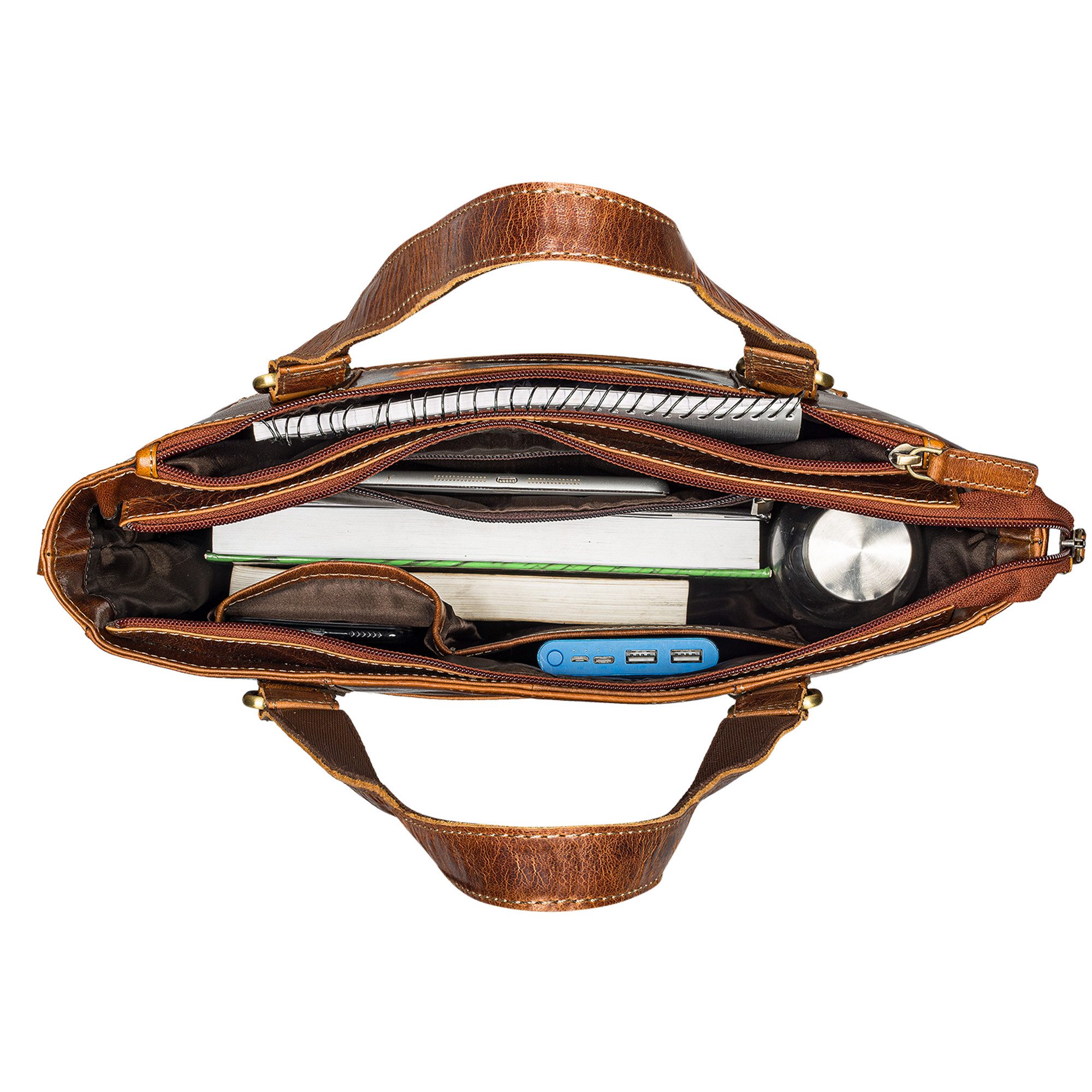 STILORD Handtasche "Joy" Leder Shopper Damen Handtasche