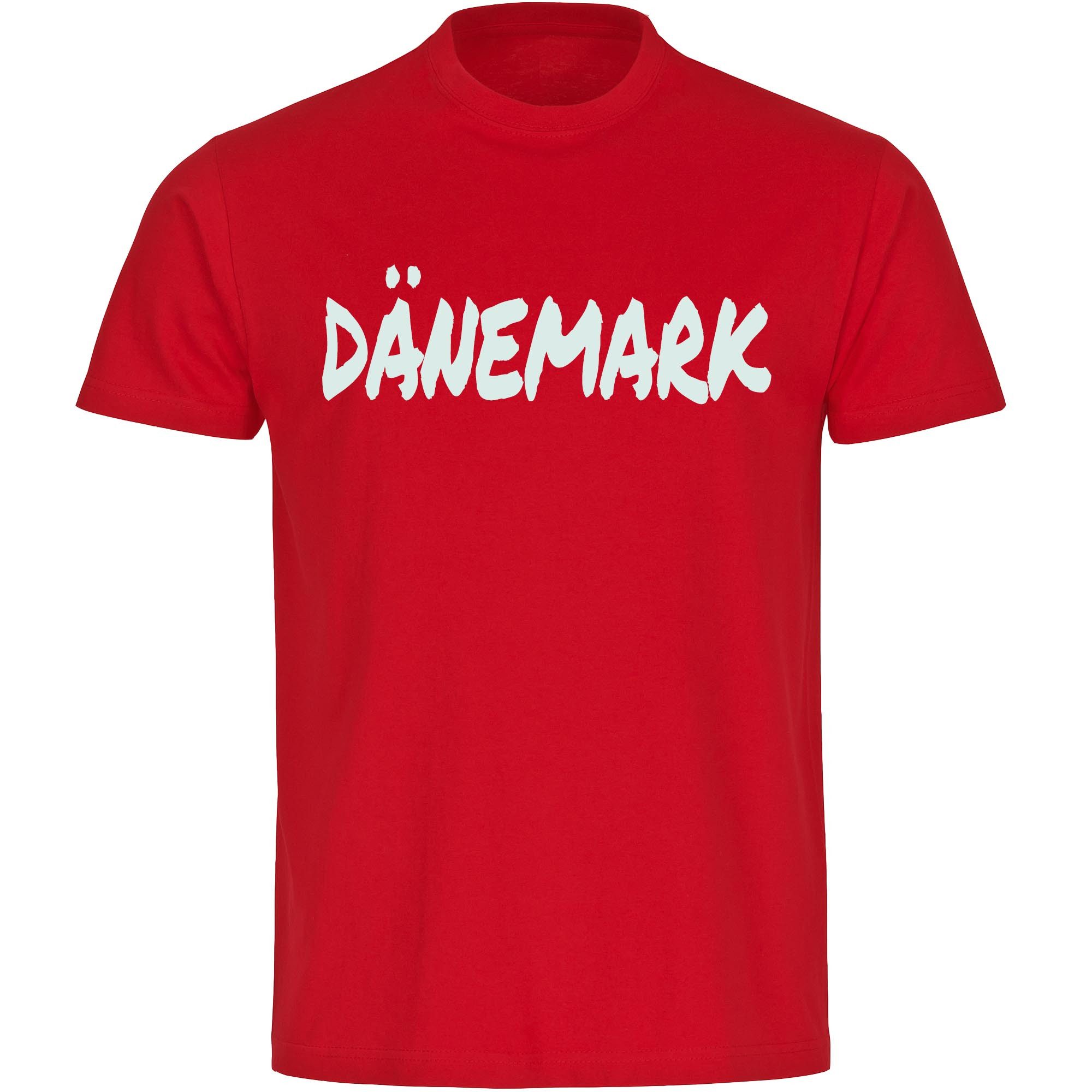 multifanshop T-Shirt Kinder Dänemark - Textmarker - Boy Girl