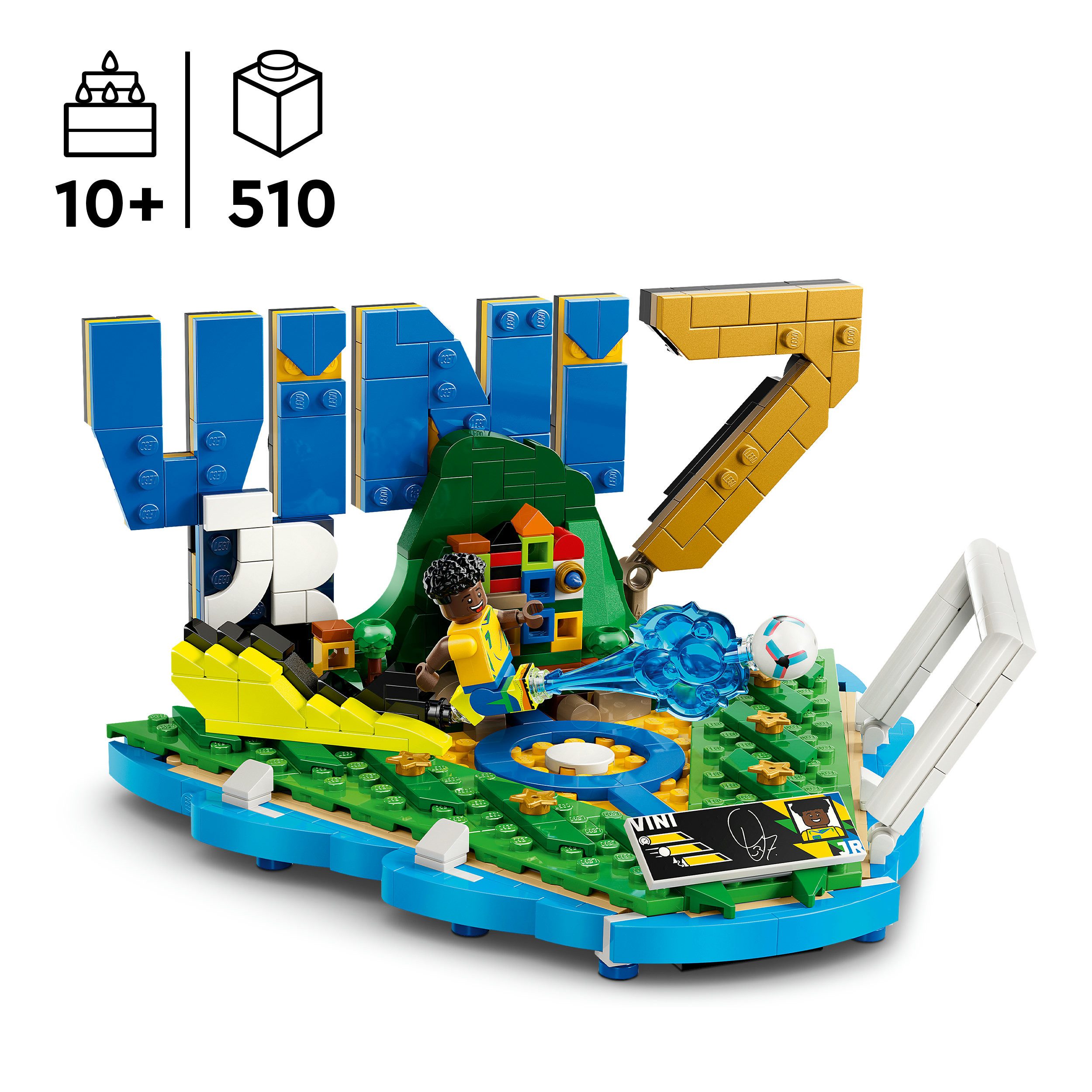 LEGO® Vini Jr. – Fußball-Highlights (43027), LEGO Editions Football Konstruktionsspielsteine, (510 St) – Bild 3 von 5