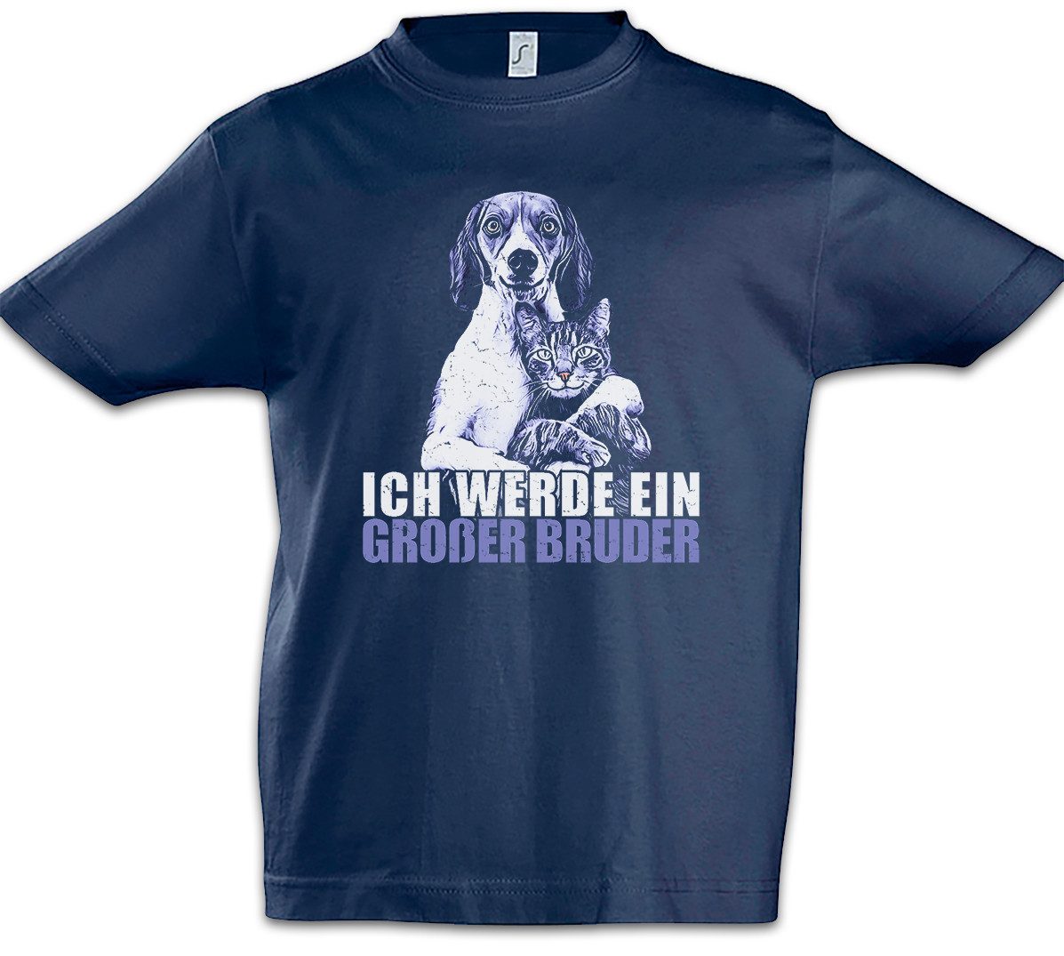 Print-Shirt Ich Werde Großer Bruder Kinder T-Shirt Fun Geschwister Baby Familie