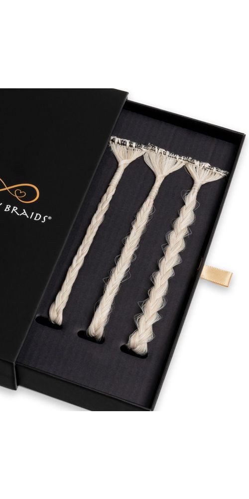 Infinity Braids Kunsthaar-Extension Infinity Braids Infinity Braidies Ashy Ribbon